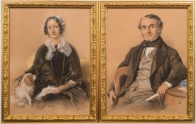 Josiah Gilbert [1814-1892]- A portrait of William Hey III [1796-1875];