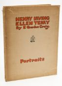CRAIG, Gordon - Henry Irving. Ellen Terry : 19 tipped in plates, org. boards, 4to, (1899).