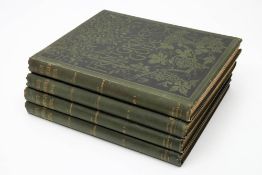 WRIGHT, John - The Fruit Grower's Guide : 4 vols [only], colour vignette title,