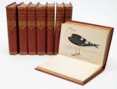 MORRIS, F. O - A History of British Birds: 8 vols, hand coloured plates, org.