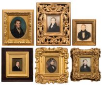 English School Circa 1835- A miniature portrait of William John Probn [b.