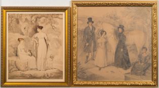 English School early 19th Century- A portrait of Caroline Harriet Ellison [d.