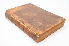 MACHIAVEL, Nicholas - The Works : calf boards detached, folio, 1720.