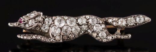 A late 19th century gold,