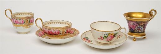A Coalport trio,