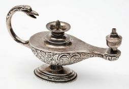 An Edward VII silver table lighter, maker Henry Matthews, Birmingham,