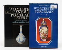 Ceramic Reference Books: Worcester Blue and White Porcelain 1751-1790, Branyan,