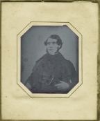 FRENCH DAGUERREOTYPE PORTRAIT BY VICTOR CHEVALIER, c.