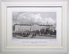 EAST SIDE OF PARK SQUARE, AND DIORAMA Engraving of the Diorama by Tho. H.