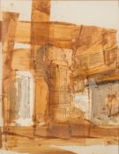 David Sawyer [British School 20th Century]- London Architectural Studies:- a pair,