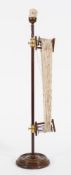 A Victorian stained mahogany wool winder:,