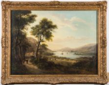 Circle of Alexander Nasmyth [1758-1840]- Loch Fyne, an extensive landscape,