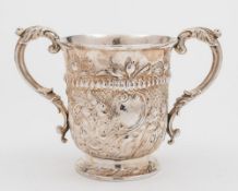 A George III silver two-handled cup, maker unknown, London,