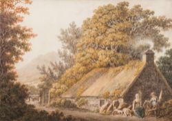 Nicholas Pocock [1740-1821]- Vale of Arklow from Inistioge, Kilkenny,