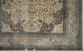 A Kashmiri rug:,