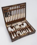 A matched Old English pattern flatware service,
