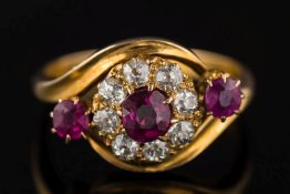 A late Victorian 18ct gold,