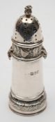A George V silver castor, maker's mark worn, London,