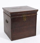 An early 18th century oak cellarette:,