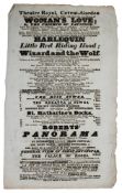 ROBERTS' MOVING PANORAMA A playbill for the Theatre Royal, Covent-Garden, Dec.