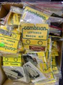 Cambrian models, a collection of unassembled rolling stock kits:, mainly open private owners wagons,