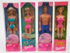 'Miami Barbie', 'Florida Barbie', 'Pearl Beach Barbie' and 'Pearl Beach Ken':,
