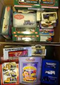 Corgi, LLedo and others, a collection of assorted diecast vehicles: including articulated lorries,