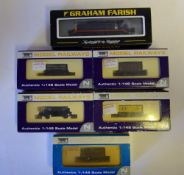 Graham Farish an N gauge Class 20 diesel locomotive No 20906 in DRS blue livery: together with five