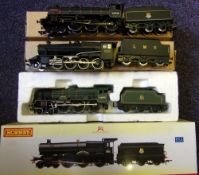 Hornby, a 4-6-0 locomotive No 6862 'Derwent Grange' with six wheel tender in BR black livery,