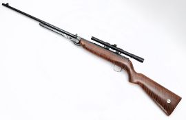 A Webley MK 3 .22 calibre air rifle with Nikko Sterling 4x15 Cadet telescopic sight:.
