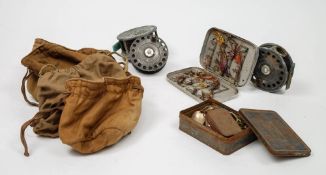 A Hardy Brothers 3 1/2 inch 'Perfect' fly reel,