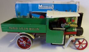 Mamod, a live steam wagon: boxed.