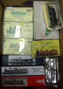 Finecast Nucast, Ratio and others, assorted unassembled locomotive kits: of varying classes,