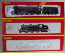 Hornby, a 4-6-2 locomotive No 60043 'Brown Jack' with eight wheel tender: in BR green livery,