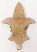 A rare Baden-Powell scouting badge group of five awarded to Private W G Avis,