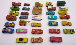A collection of various Matchbox vehicles, mainly from the 1970s:, unboxed and playworn.