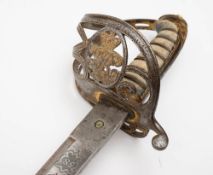 A Victorian 1822 pattern light infantry officers sword by Henry Wilkinson, London:,
