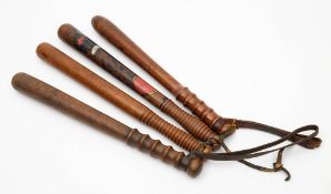 A 19th century painted truncheon by Field,
