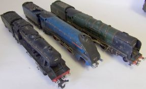 Hornby Dublo a renamed 4-6-2 locomotive No 46250 'City of Lichfield' with six wheel tender in BR