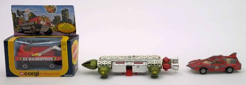 Corgi D2026 'Magnatron' in original box together with a Dinky Space 1999 'Eagle' and a Dinky
