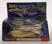 Dinky No 364 'NASA' Space Shuttle:, white with red engines,
