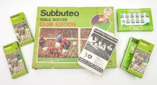 A Subbuteo 'Club Edition' boxed set and five other teams:, comprising Southampton, Brazil,