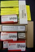 Slater's, Ratio and others, a collection of unassembled passenger coach kits:,