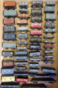 Bachmann, kit built and others, a collection of assorted private owners open wagons:,