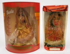 Two Barbie Special Edition 'Empress of India' dolls, 'Wedding Fantasy' and 'Roopvati Rajasthani':,