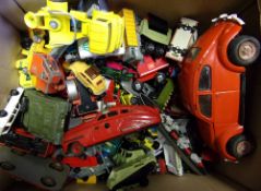 Schuco, a Fex 1111 post war clockwork car: together with assorted diecast vehicles,