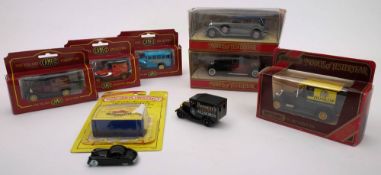 Three Matchbox 'Models of Yesteryear':, comprising Y-24 1927 Bugatti T44,