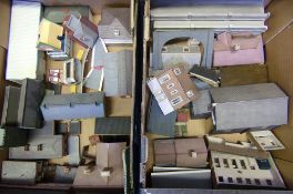 Bachmann and others, a collection of assorted resin trackside buildings: including stations,