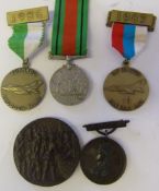 A World War II Defence Medal: two R.A.F.