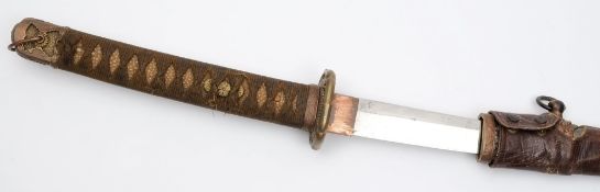 A WWII period Japanese katana:, the 67.